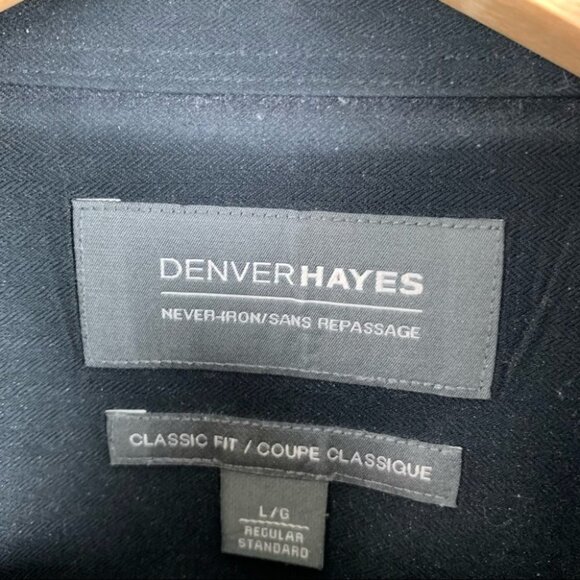 𝅺Denver Hayes Never-Iron  Classic Fit Button-Up - Picture 3 of 9